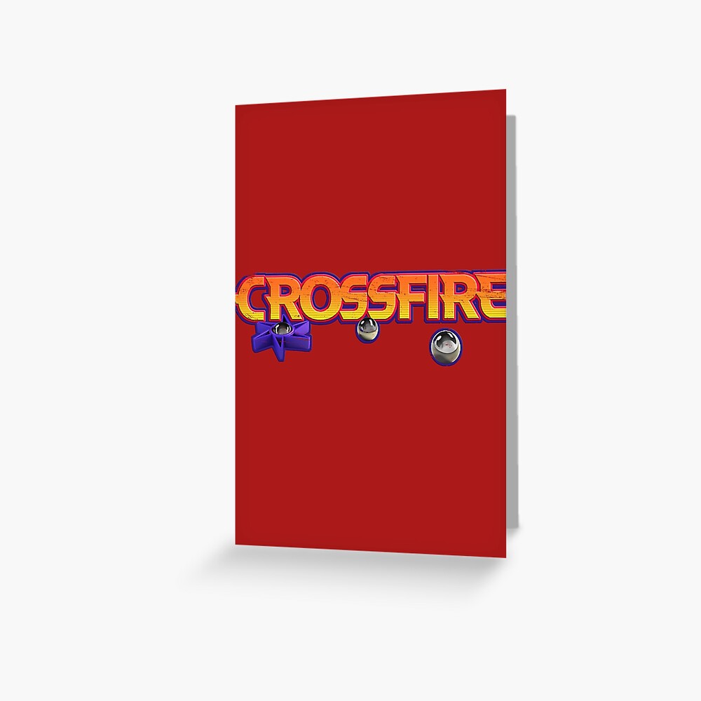 "crossfire board game logo" Greeting Card by lofton Redbubble