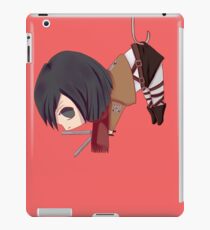 Mikasa in Safety Pin - Shingeki no Kyojin iPad Case/Skin