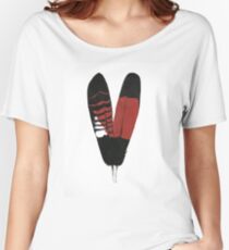 Red-Tailed Black Cockatoo Feathers Women's Relaxed Fit T-Shirt