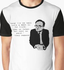 Valery Legasov "Truth and Lie" Quote - HBO's Chernobyl Graphic T-Shirt