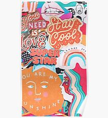 vsco collage Poster