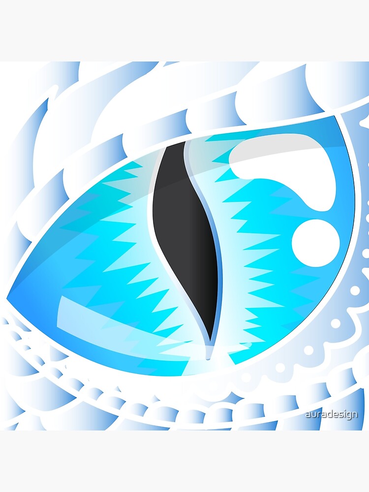 Blue Eyes White Dragon by auradesign