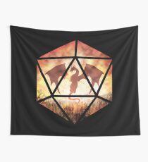 Tela decorativa Fire Dragon D20