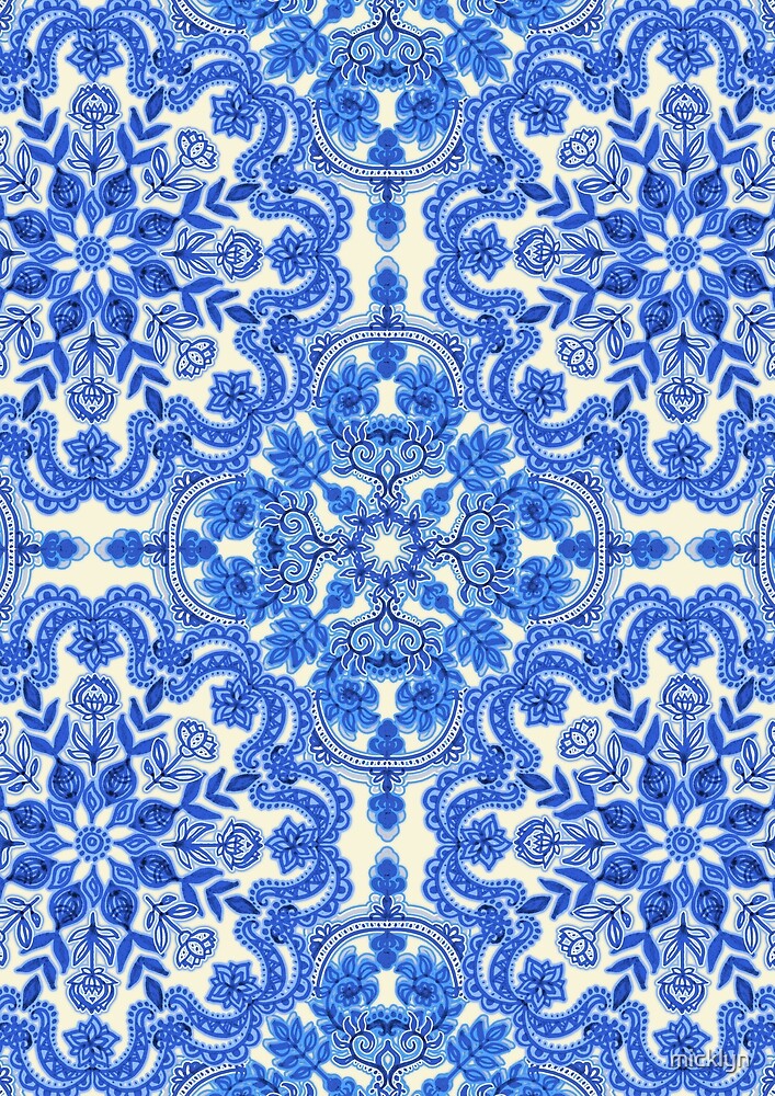 Cobalt Blue China Patterns