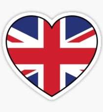 British at Heart....ROUND 2 Sticker