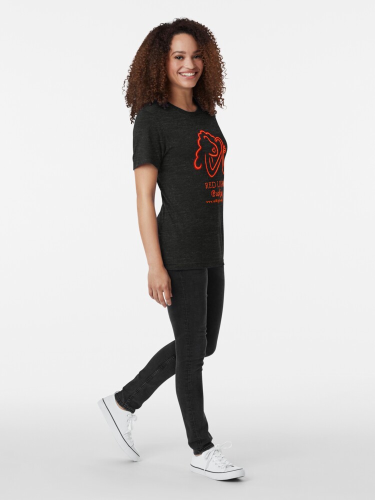 Alternate view of Red Light Busking a new cultural experience to hit London. Tri-blend T-Shirt