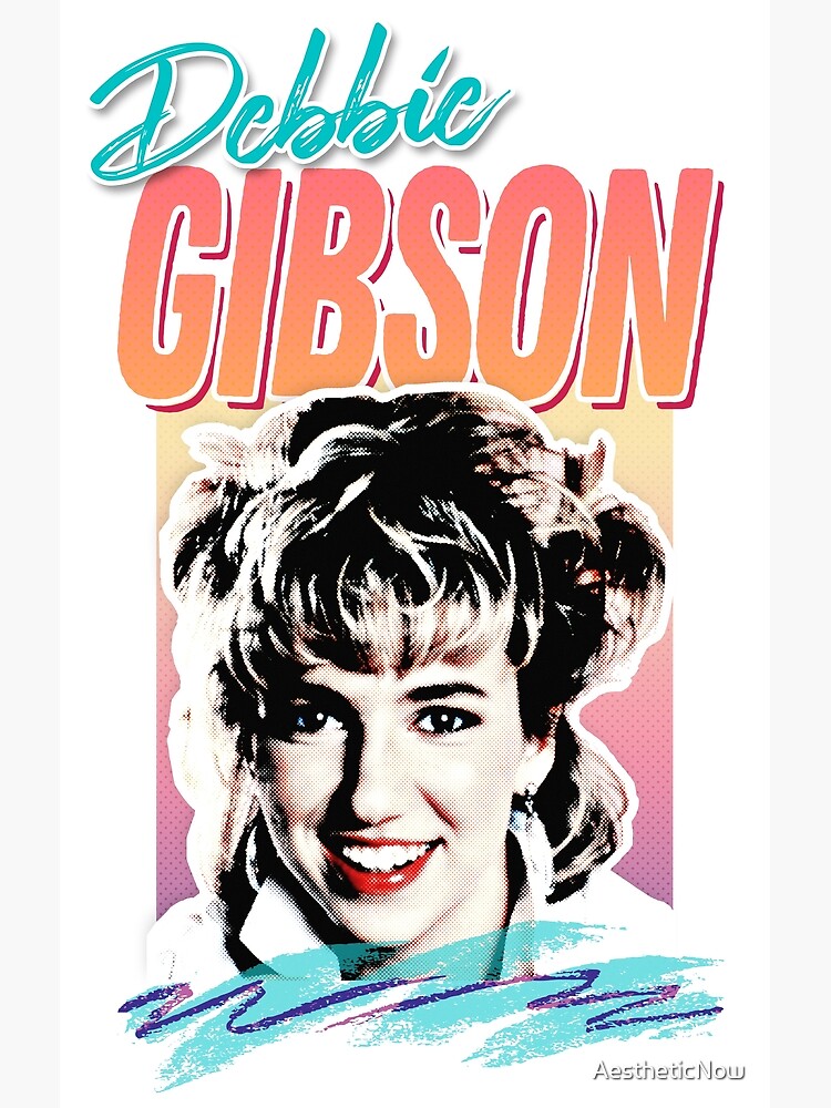 Debbie Gibson 2 80s Styled Aesthetic Design Poster By Aestheticnow Redbubble 9917