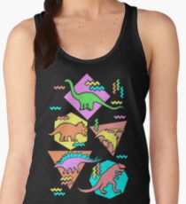 Nineties Dinosaurs Pattern Women's Tank Top