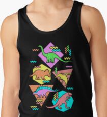 Nineties Dinosaurs Pattern Men's Tank Top