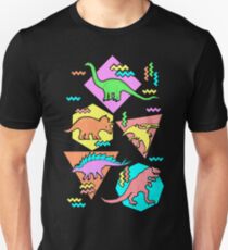 Nineties Dinosaurs Pattern Unisex T-Shirt