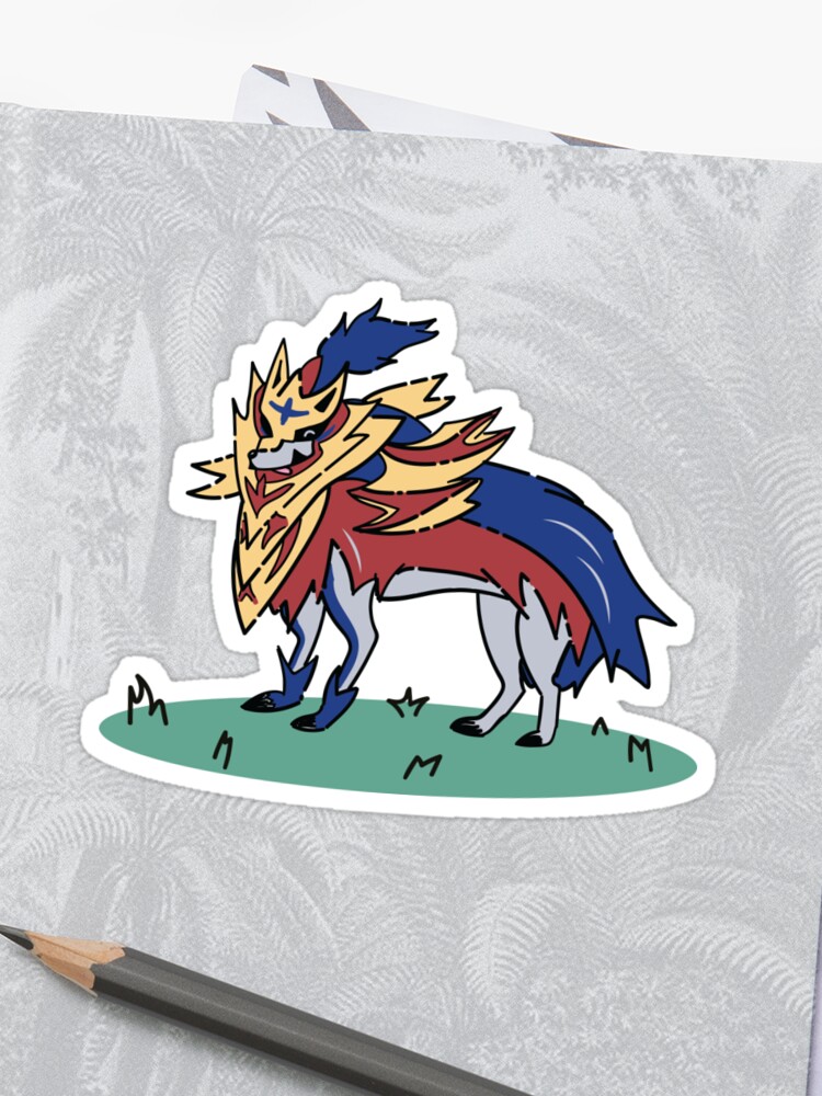 Pokemon Shield Zamazenta Sticker By Broseidon13