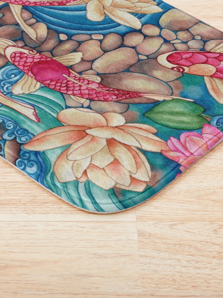 Alternate view of Koi Pond Bath Mat