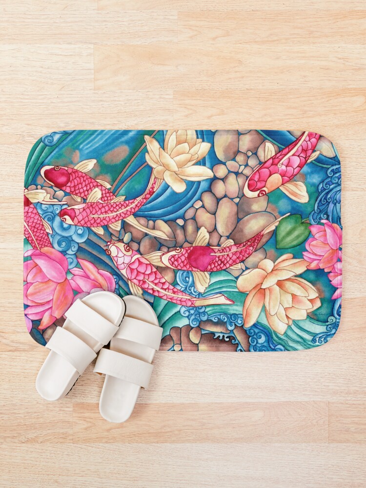 Alternate view of Koi Pond Bath Mat