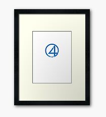 fantastic 4 logo Framed Print