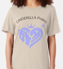 Die Idolm @ ster Aschenputtel Girls - Cinderella Project Logo Slim Fit T-Shirt