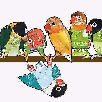 Artwork thumbnail, Seven lovebirds by Packeredo