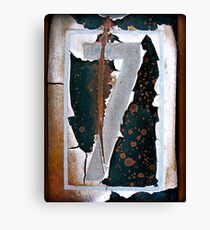 '7' Canvas Print