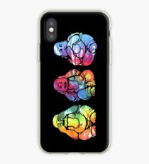 Buddhas: See no, Hear no, Speak no evil (vertical) iPhone Case