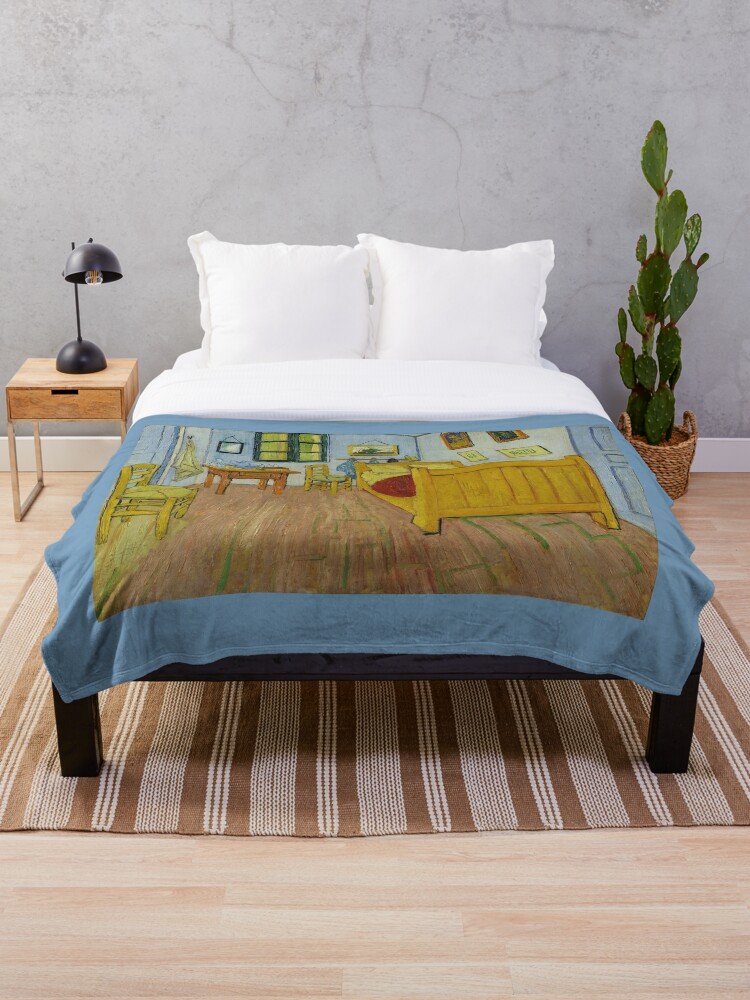 Van Gogh Bedroom In Arles Throw Blanket By Newnomads