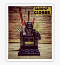 Game of clones Sticker