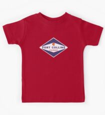 Fort Collins Colorado Kids T-Shirt