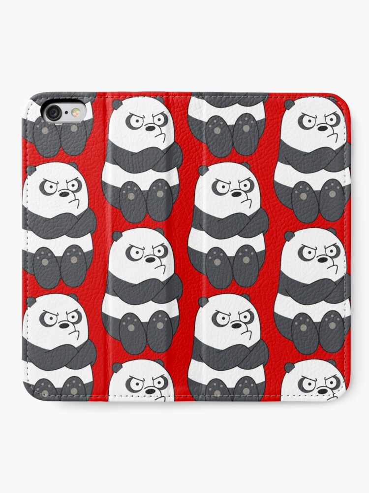 Alternate view of Panda iPhone Wallet