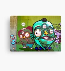 Wacky Sk8ers Metal Print