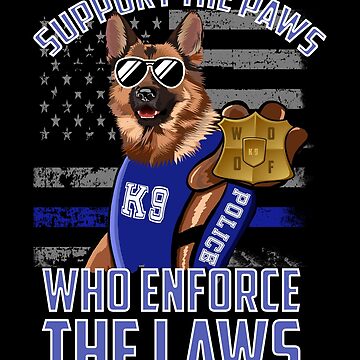 Thin blue best sale line dog shirt