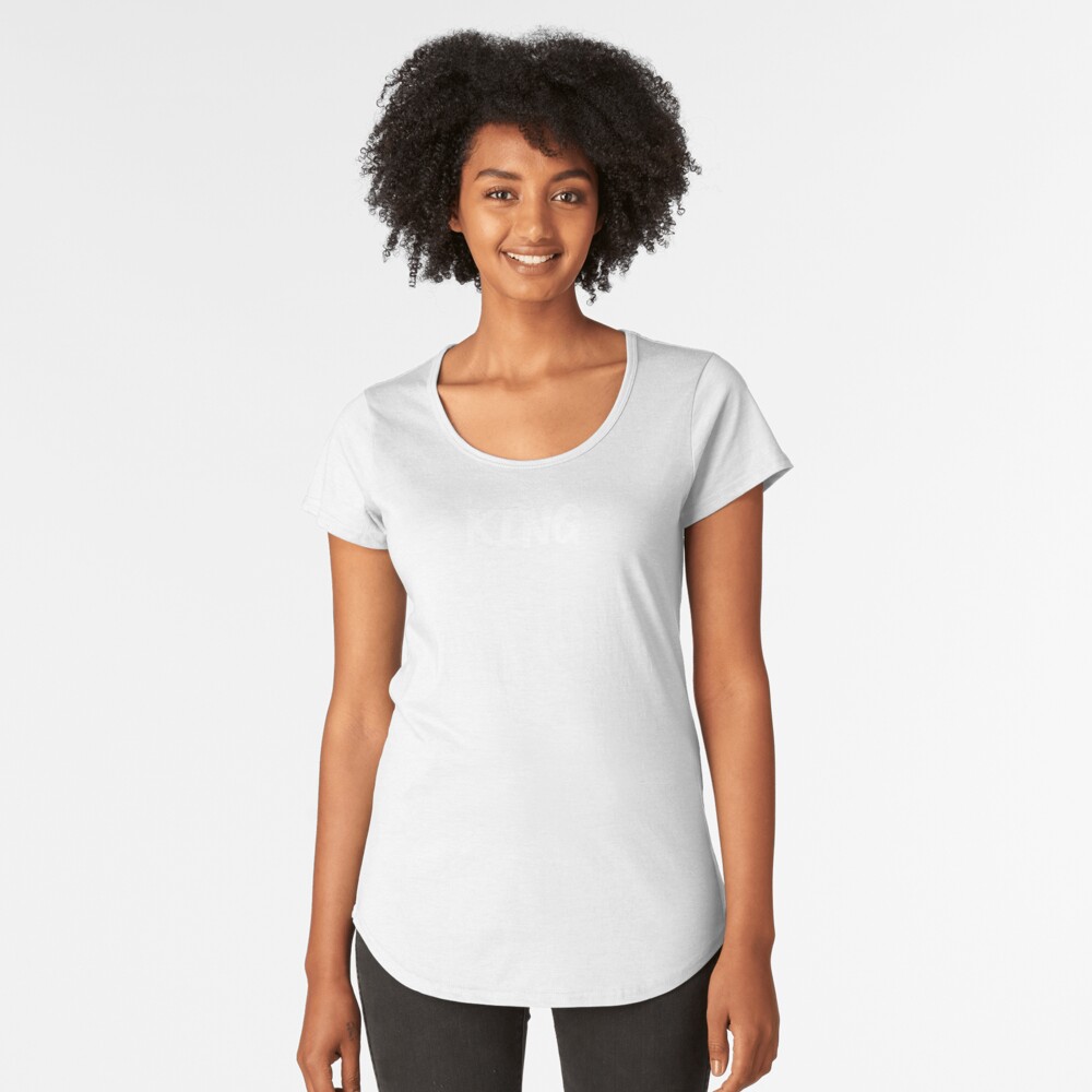 king. Premium Scoop T-Shirt