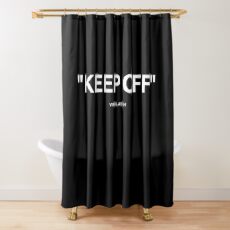 Off White Ikea Keep Off Rug Black/White Virgil Abloh - Christmas St Valentines Day New Year Tshirt Gift Idea for Boys Girls Women Men Shower Curtain