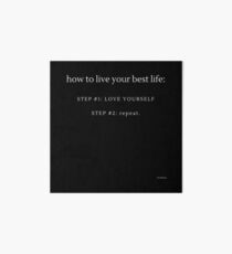 LOVE YOURSELF #3 Art Board Print