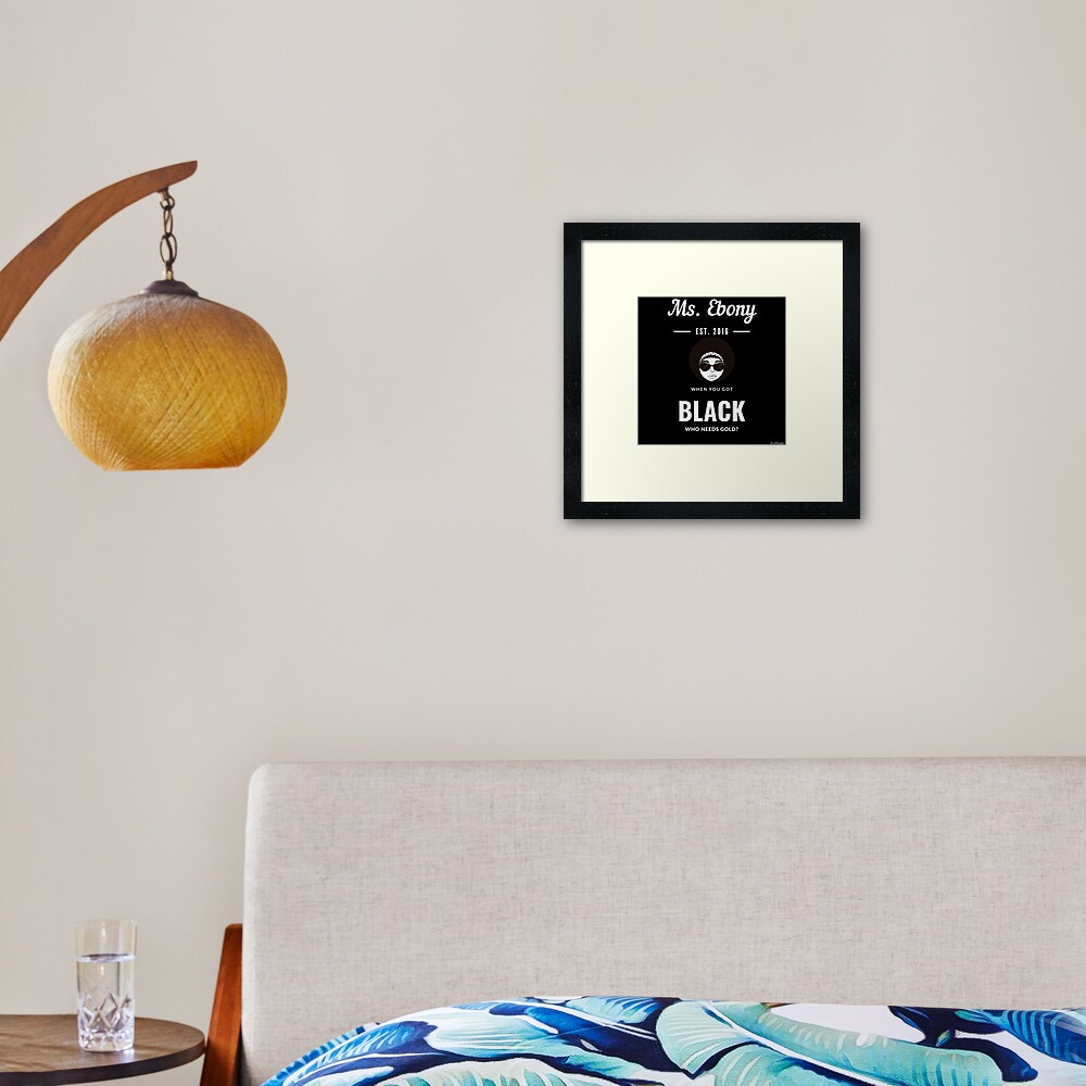 Who Needs Gold? Framed Art Print