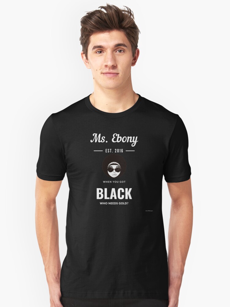 Alternate view of Who Needs Gold? Slim Fit T-Shirt