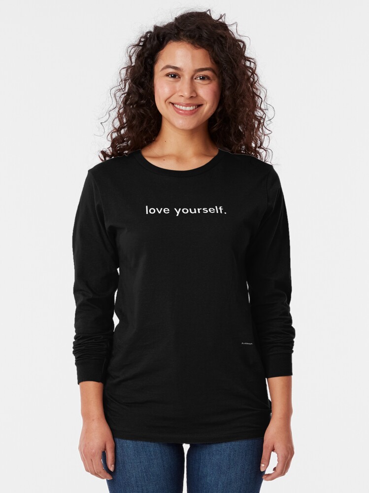 Alternate view of LOVE YOURSELF #4 Long Sleeve T-Shirt