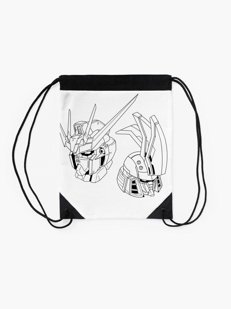 Alternate view of Tallgeese and Strike Freedom Drawstring Bag