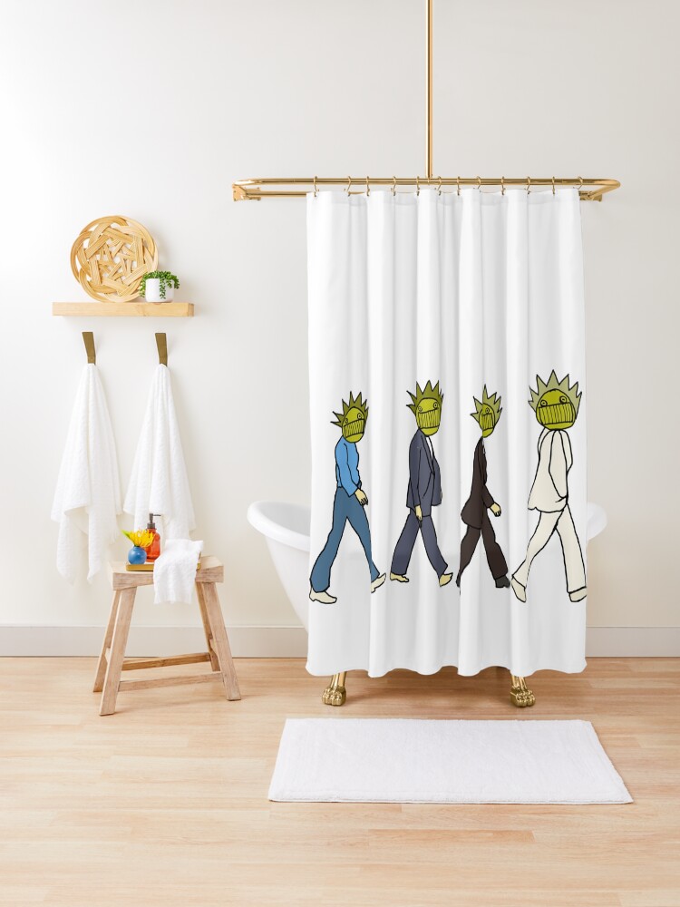 Boognish X Beatles Shower Curtain By Brooklynmpls Redbubble