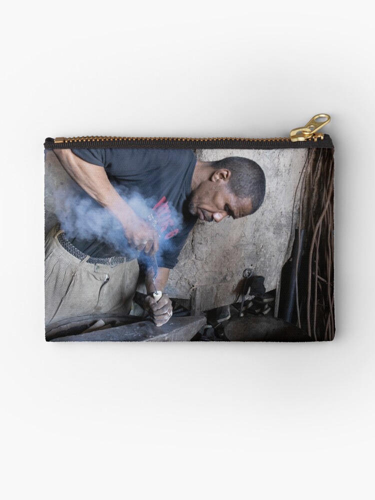 Making Tools The Old Way Zipper Pouch By Maryloubadeaux Redbubble