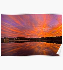 Sky stripes Poster