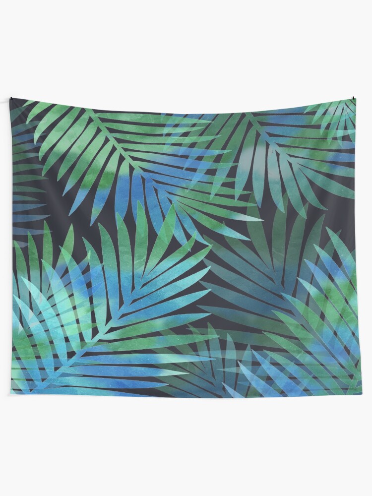 Alternate view of Tropical Memories in Relaxing Palms Tapestry