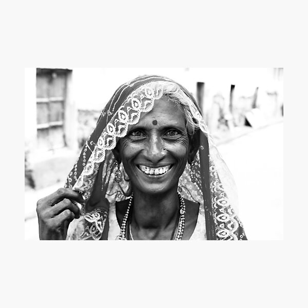 Smile, Life is just a moment Photographic Print