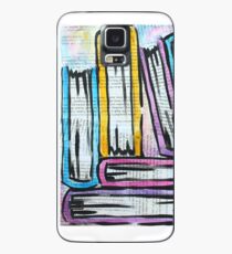 Watercolor books on pages Case/Skin for Samsung Galaxy