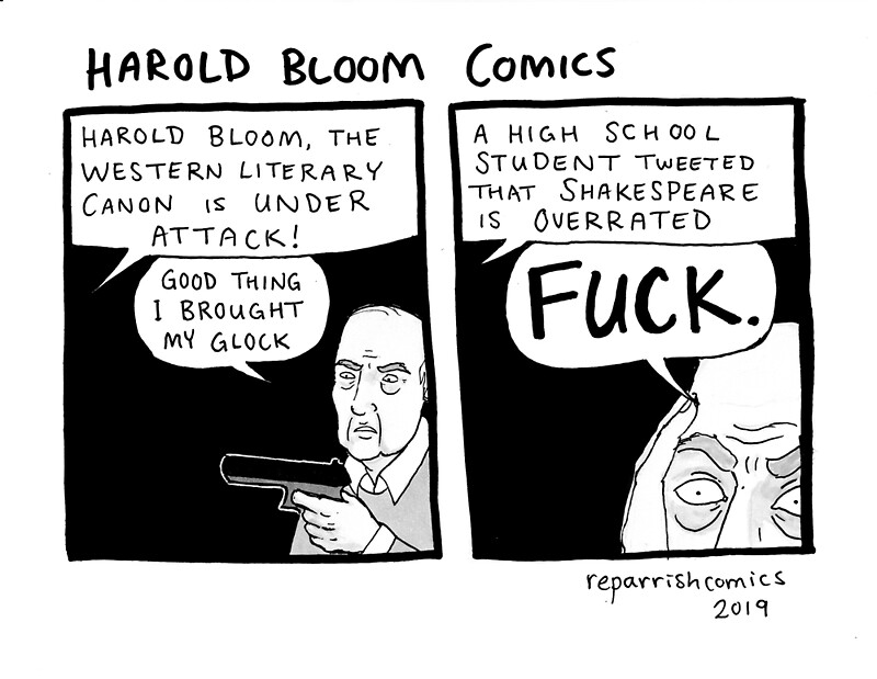 bloom the western canon