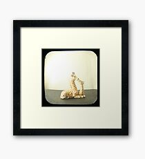 Giraffe Love TTV Framed Print