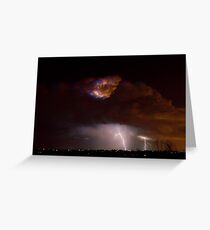 Lightning Storm Clouds Greeting Card