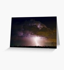 HWY 52 - 08-15-2010 Lightning Storm Image 42 Greeting Card