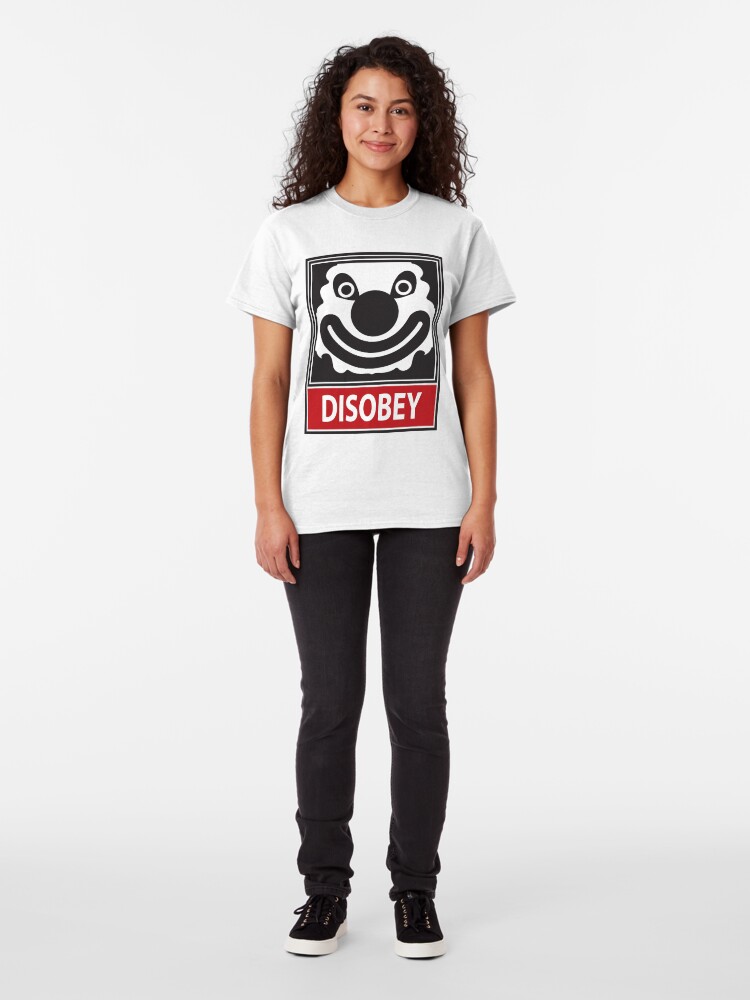 Alternate view of DISOBEY by Roley Classic T-Shirt