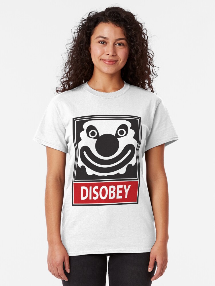 Alternate view of DISOBEY by Roley Classic T-Shirt