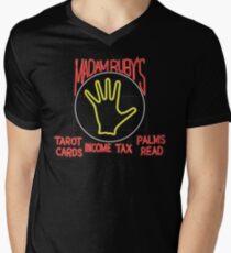 Madam Rubys psychische Fahrradwiederherstellung T-Shirt mit V-Ausschnitt