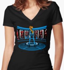 Iron Aran Women's Fitted V-Neck T-Shirt