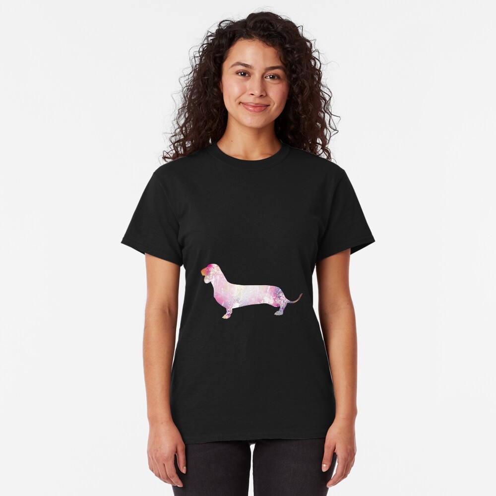 Paint Splash Dachshund Classic T-Shirt